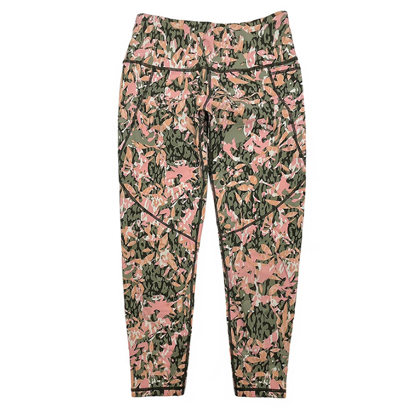 Sweaty Betty Power 7/8 Workout Leggings Sz S Green Floral Texture Print 24" Ins - Picture 1 of 10